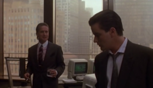 Wall Street, Gekko's office over looking New York
